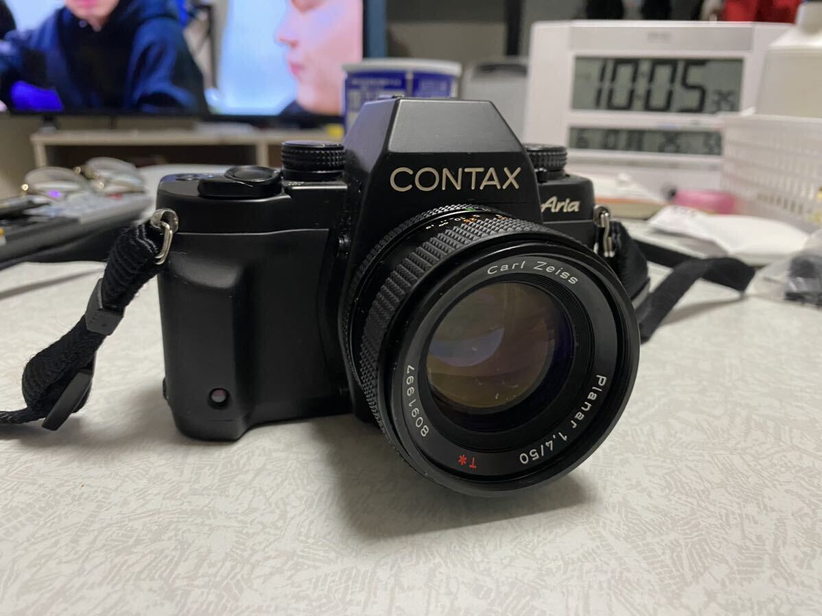 フィルムカメラ CONTAX aria Carl Zeiss Planar 50mm F1.4 CONTAX Aria Carl Zeiss Planar 1.4/50 CONTAX aria Carl Zeiss Planar