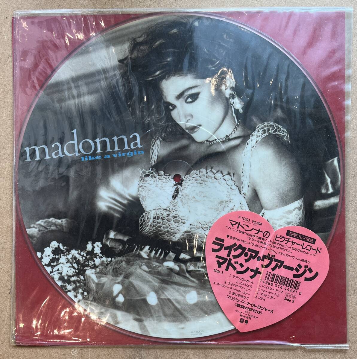 MADONNA マドンナファンクラブ限定ピクチャーレコード