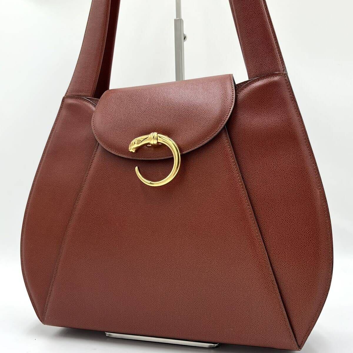 カルティエ マルチェロ ハンドバッグ レザー ブラック バッグ（CARTIER  