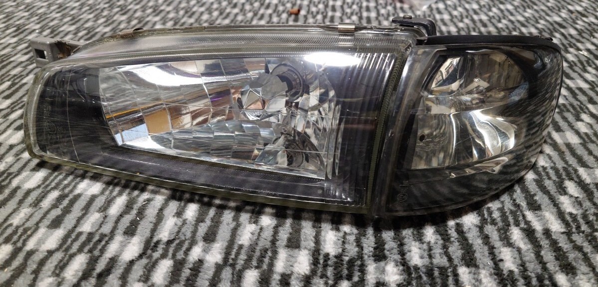 スバル インプレッサ GC8 GF8 後期 クリスタル ヘッドライト左右セット 
