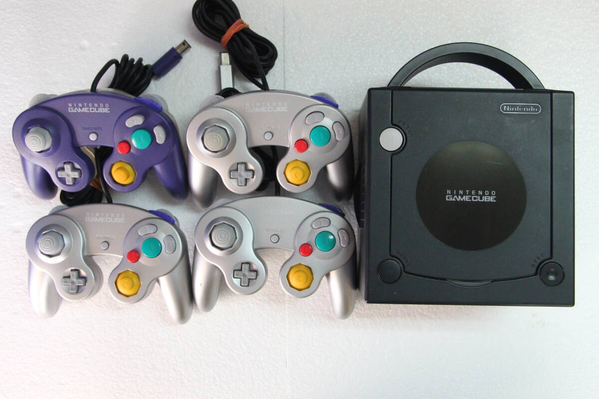 任天堂　ゲームキューブ　動作OK　本体　コントローラー 新品　DOL-101 ♪△【Nintendo】ゲームキューブ 本体/コントローラー/AV