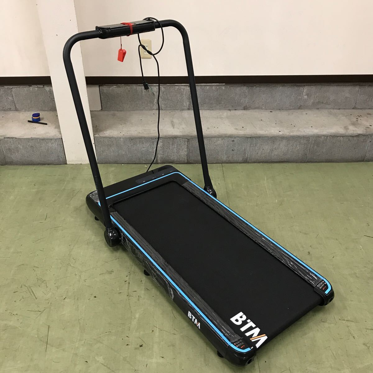 ☆7431☆BTM ランニングマシーン-1011 MS288893 薄型 ルームランナー