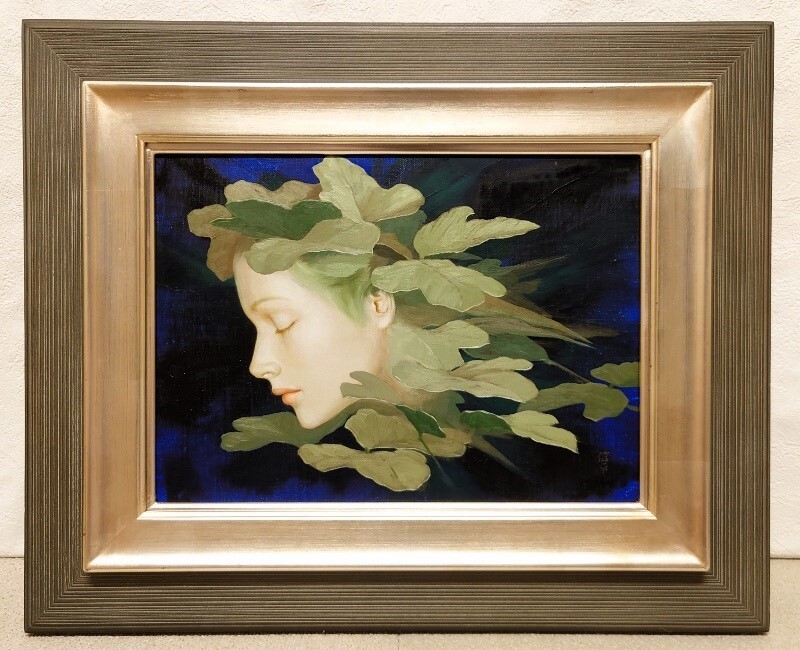 「葛」佐々木信平油彩画 葛」佐々木信平油彩画