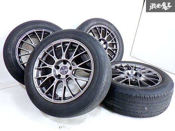 やや傷や汚れあり】○ENKEI エンケイ PFM1 17インチ 8J +35 PCD114.3 
