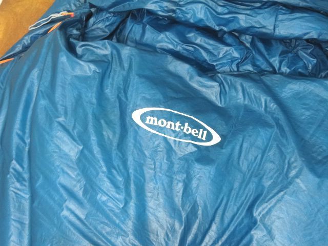 モンベルドライシームレスダウンハガー900#1 モンベルのシュラフの