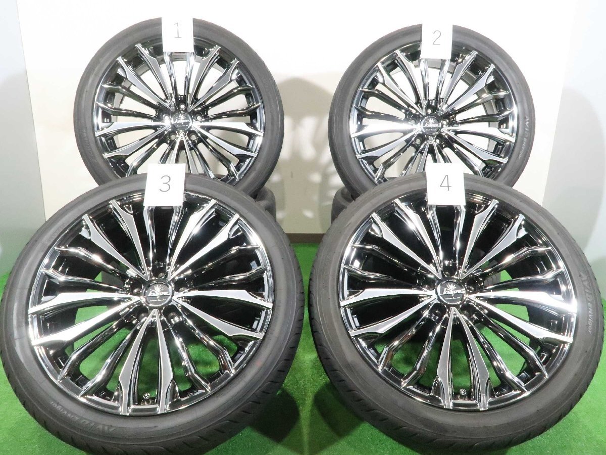 VS-KF KF work ワーク 9.5J 18インチ 深リム 爆リム Oディスク ポリッシュ