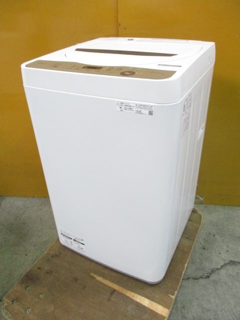 #372 洗濯機　SHARP ES-GE6E-T 2021年製 SHARP シャープ ES-GE6E‐T 洗濯機 2021年製 6.0kg