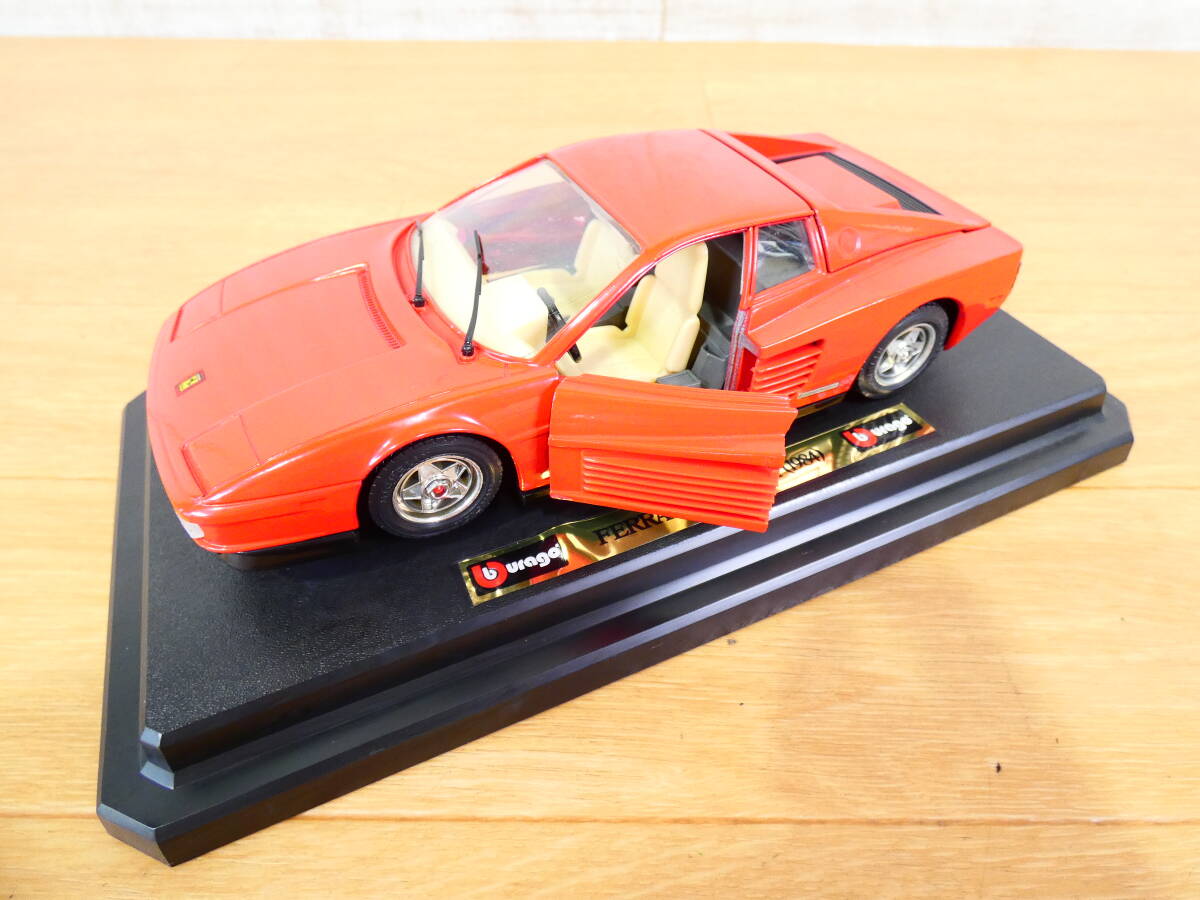 開封品】 黒っぽかっ ホットウィール 1/18 フェラーリ 1984 テスタロッサ