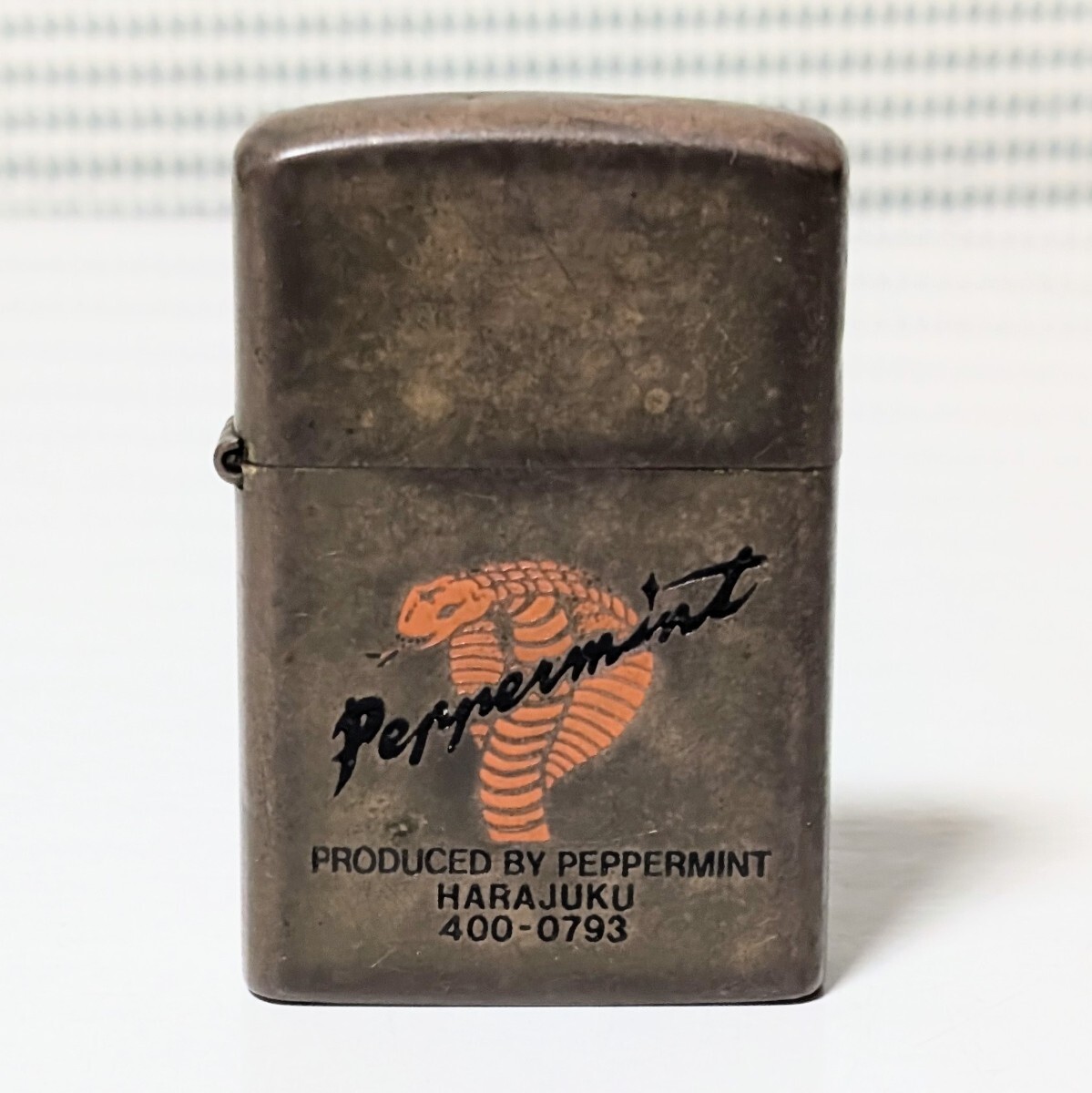ZIPPO - PEPPERMINT 希少 東京ペパーミント オイルライター ロカビリー ZIPPO - PEPPERMINT 希少 東京ペパーミント オイルライター