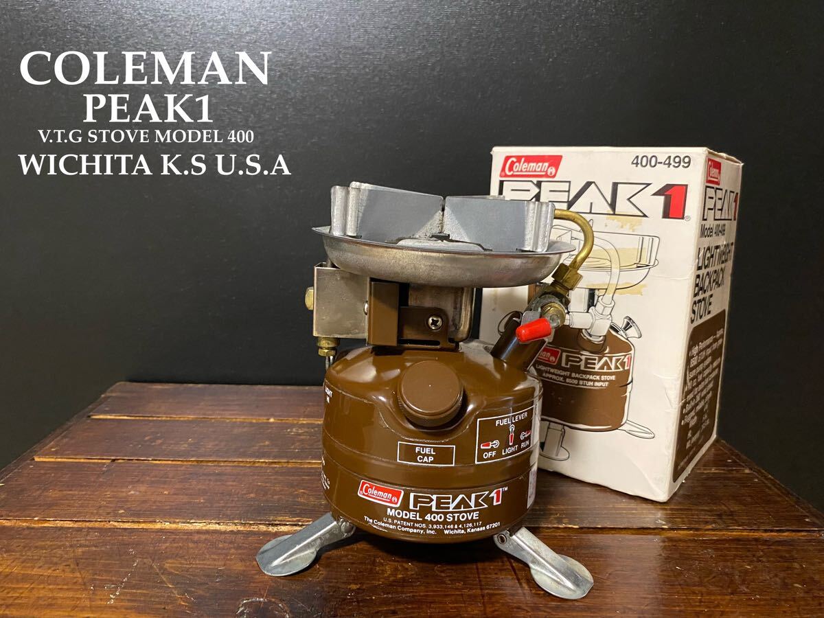 Coleman PEAK 1 Model400-499 ケース、取説付き 【公式通販】