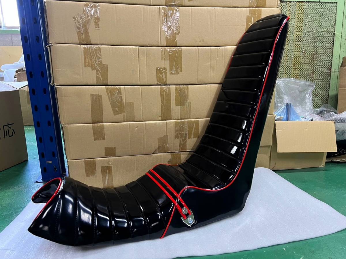 GSX400F　黒赤エナ　三段シート /②インパルス　ＧＳＸ４００ＦＳ GSX400FS 黒赤エナ 三段シート /インパルスGSX400F