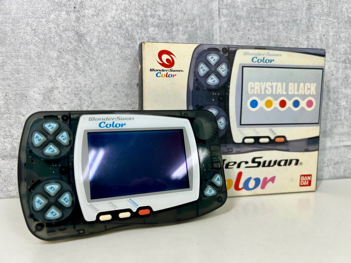 ジャンク バンダイ ワンダースワン スケルトンブラック SWJ-77701K