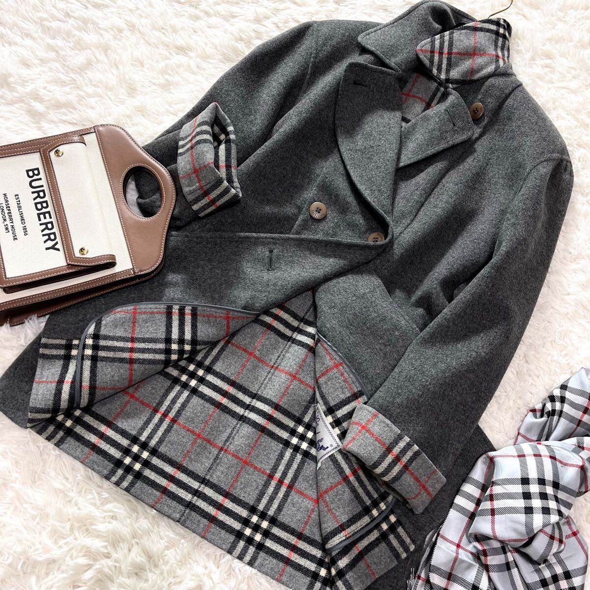 Burberrys バーバリー ダブルフェイスコート ノバチェック 9 Burberrys バーバリー ダブルフェイスコート ノバチェック 9 米国製