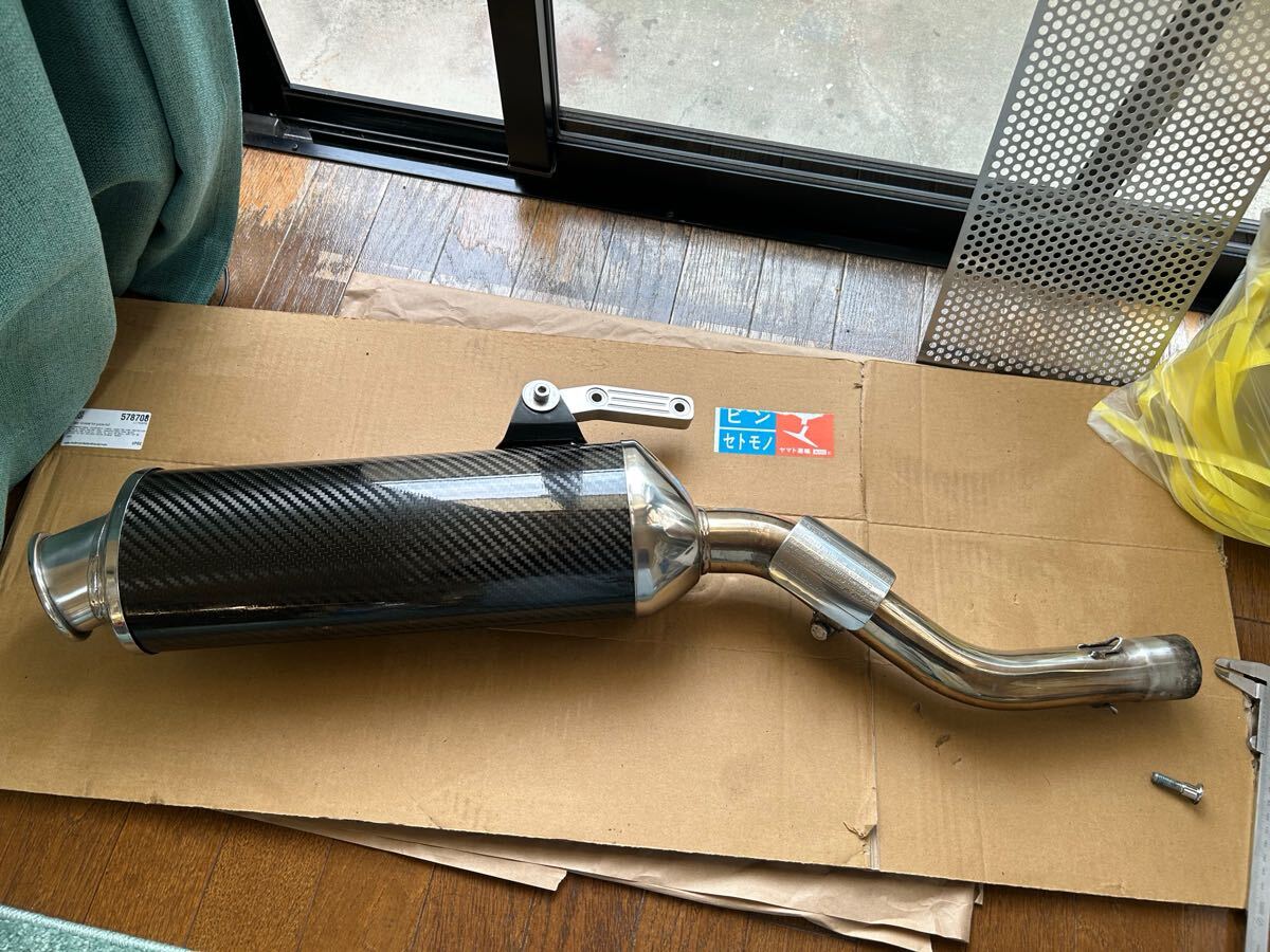 トライアンフ 空冷スラクストン900 純正OP TORスポーツマフラー