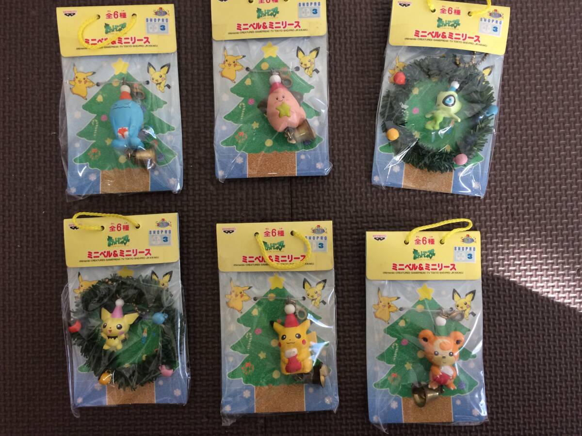 バンプレスト　ポケモン ミニベル&ミニリース全6種 バンプレスト ポケモン ミニベル&ミニリース全6種