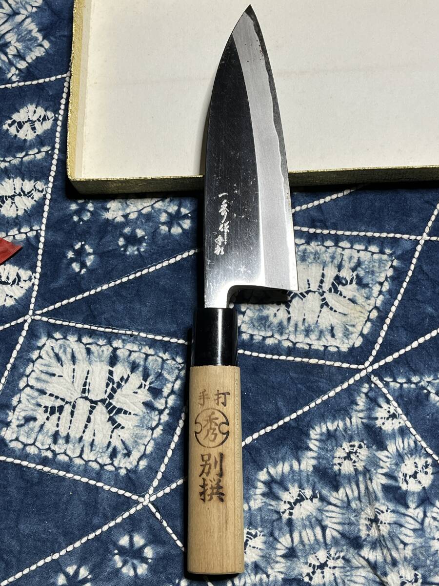 A177】 白鷹刃物工房 正規品 二代目 興光 白鷹幸伯 鍛 東大寺大佛殿 古