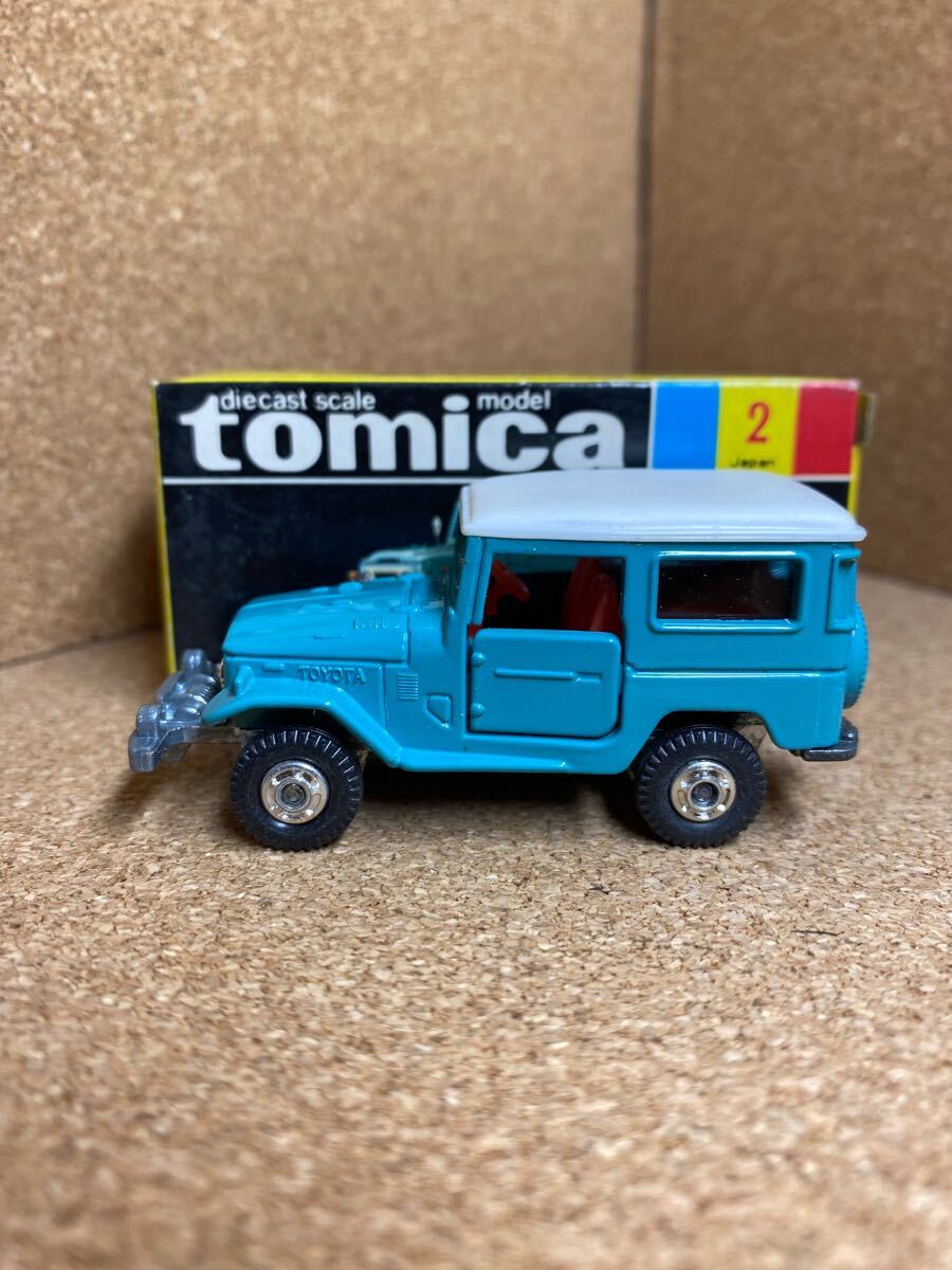 TOMICA トミカ トヨタ ランドクルーザー 白/黒色 ブリスターパック