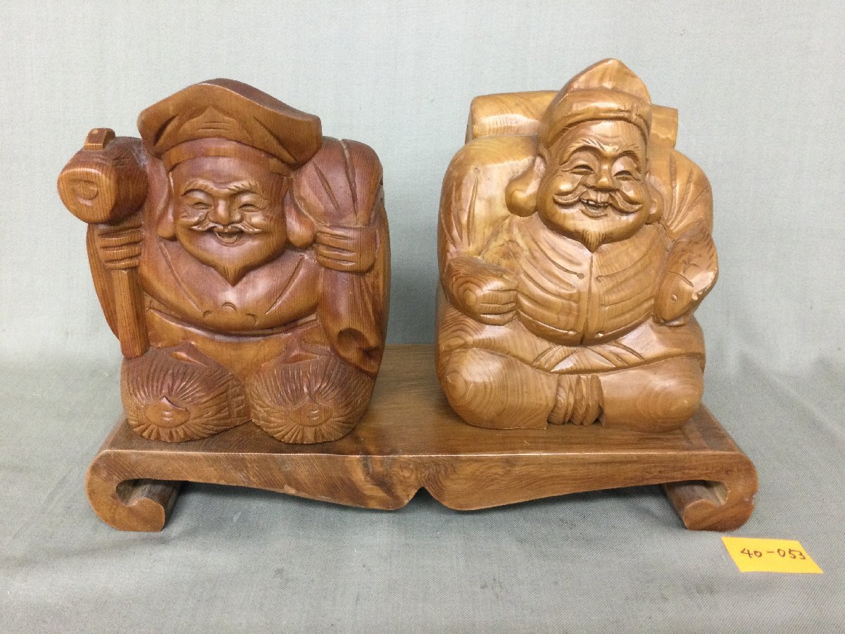 昭和レトロ ユニークな大黒様27cm 在銘 大黒天 七福神 五穀豊穣 商売繁盛