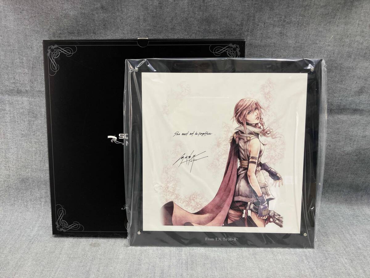 ファイナルファンタジーXIII　イラストプレート　ライトニングリターンズ　非売品 ファイナルファンタジーXIIIイラストプレートライトニング