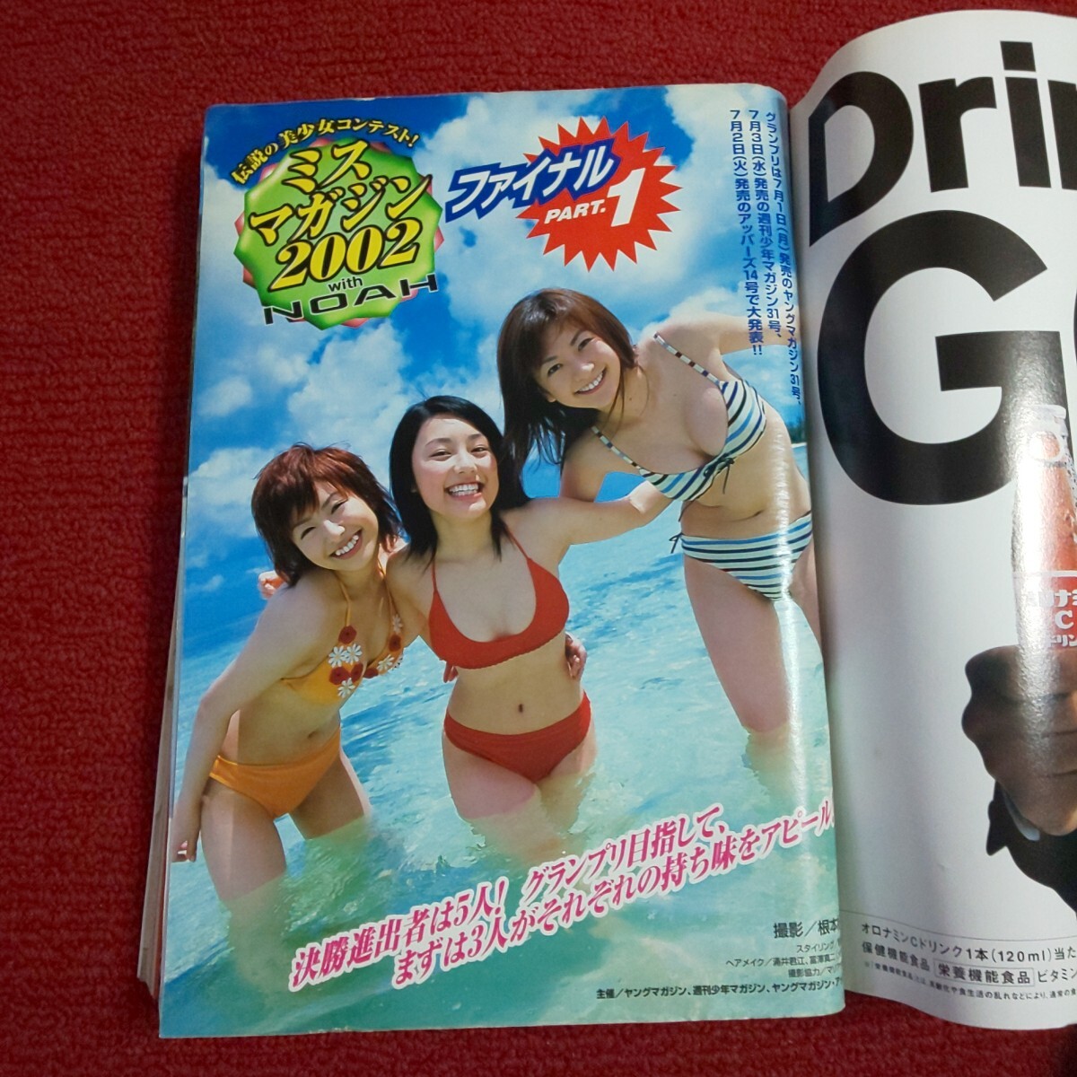 やや傷や汚れあり】週刊ヤングマガジン 2002年26号 ミスマガジン2002