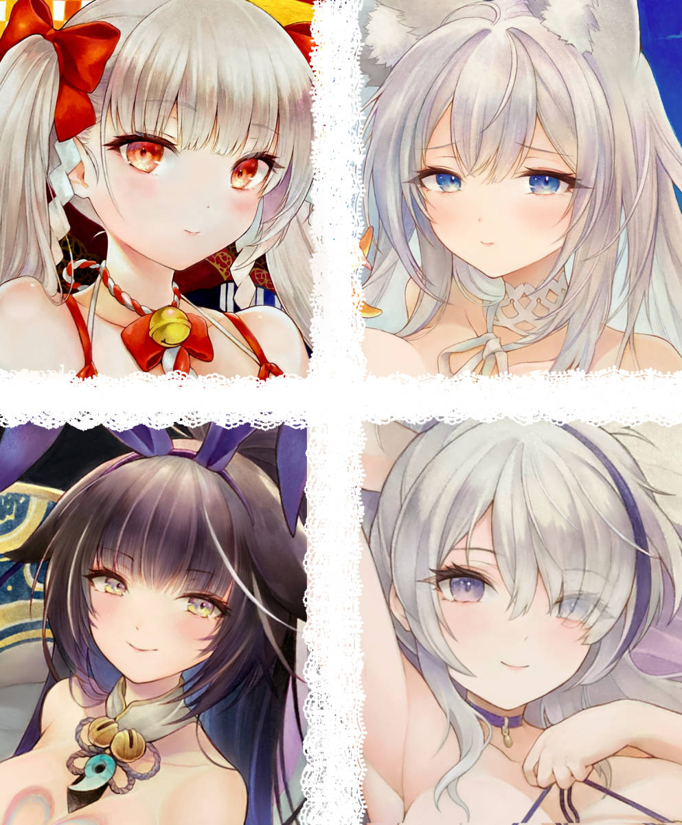 手描きイラスト リクエスト③ とももん ペアキャラ 手描き