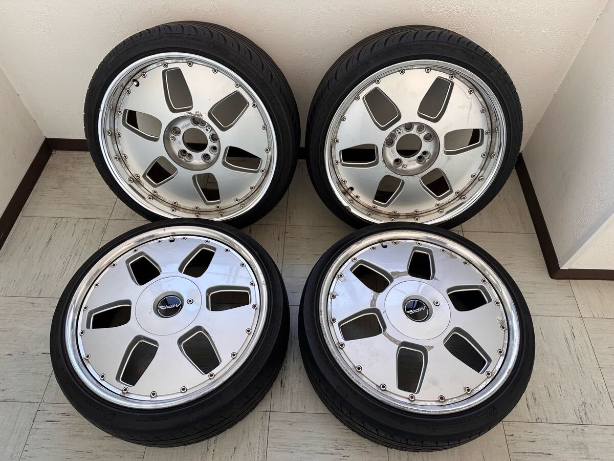 リバーサイド MAE 18インチ10J ET35マルチ5穴/4穴114.3 2本 リバーサイド MAE 18インチ10J ET35マルチ5穴/4穴114.3 2本