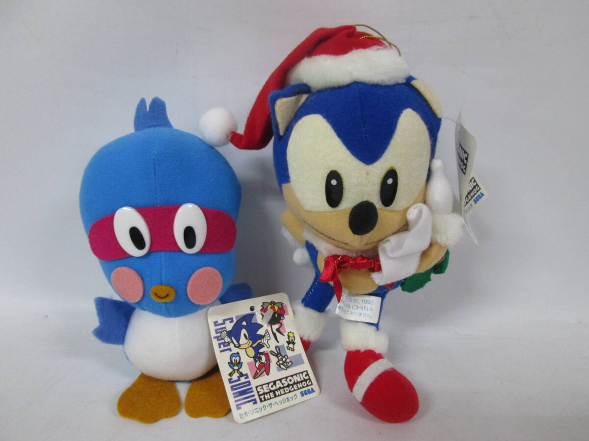 ソニック・ザ・ヘッジホッグ　ぬいぐるみ　セガ 1991年 レトロ 1991年もの ソニック・ザ・ヘッジホッグ ぬいぐるみ 約