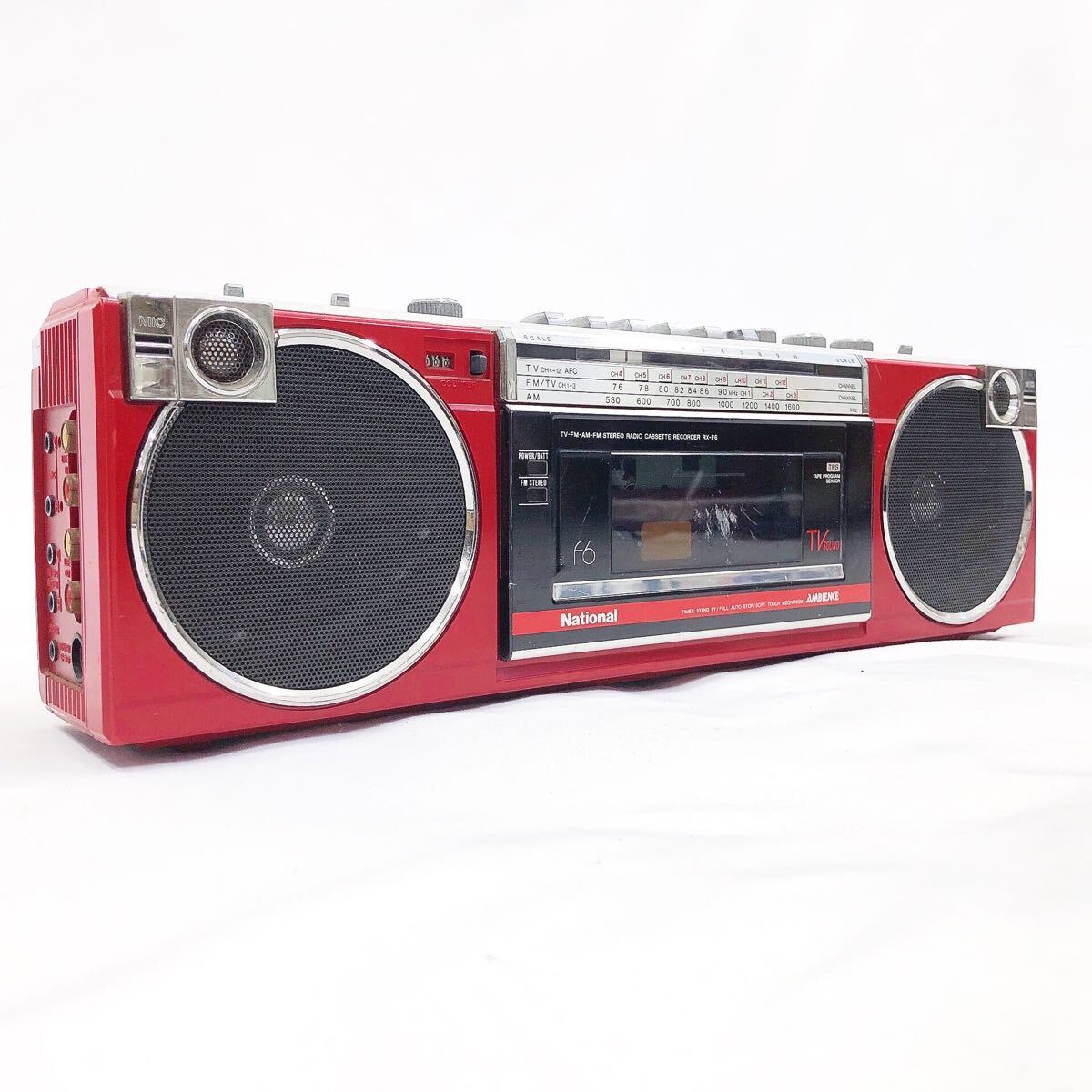 ◇ナショナル◇昭和レトロカセットデッキ RX-F11