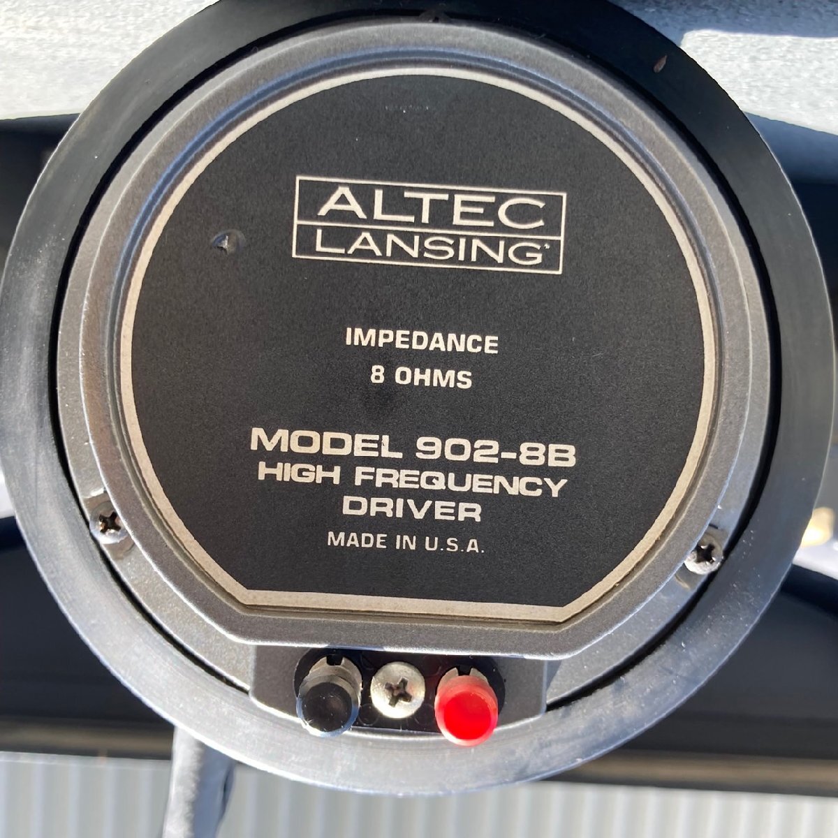 ALTEC Lansing A7用 902-8B 8Ω ドライバーペア 【公式通販】