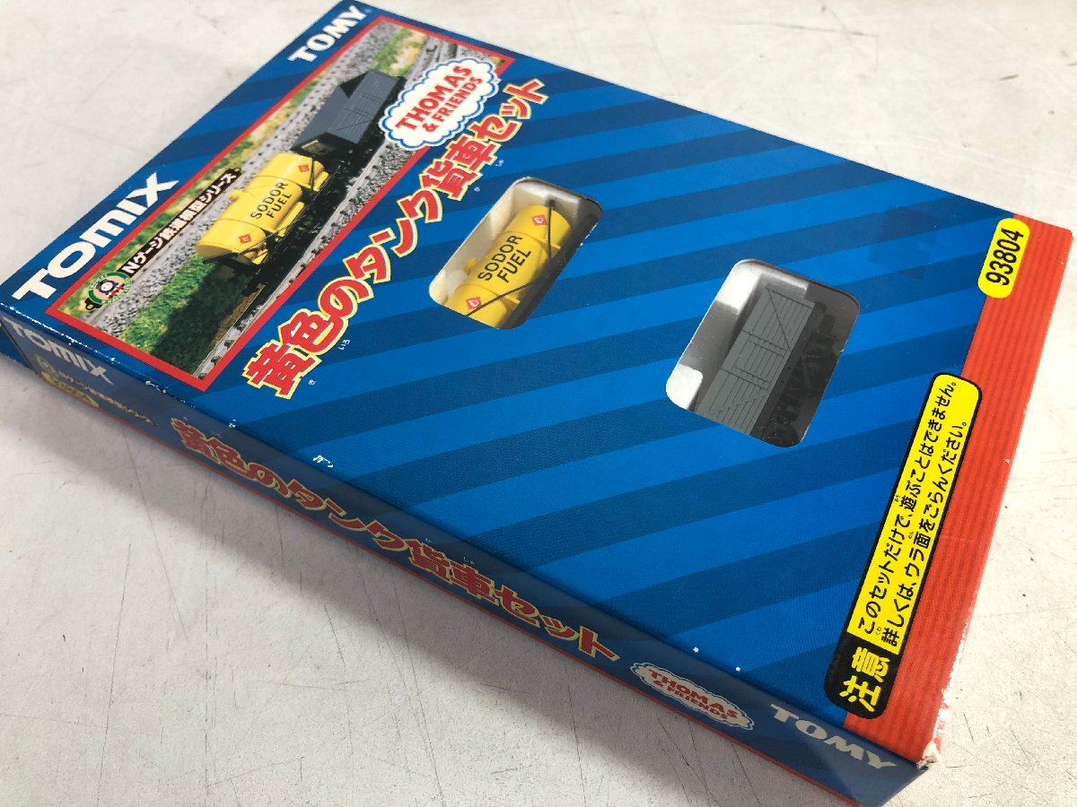 NゲージTOMIX きかんしゃトーマスシリーズ93804黄色のタンク貨車