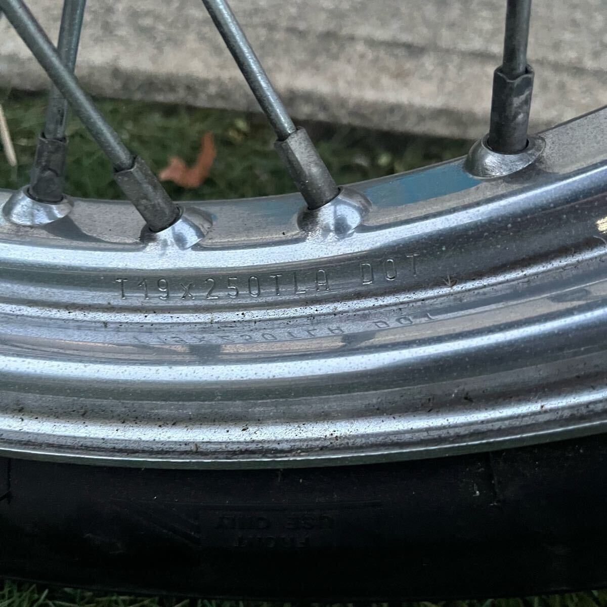 スプールハブホイール 19インチ 1.60×19 ショベル パン ナックル スプールハブホイール 19インチ 1.60×19 異様 ショベル パン