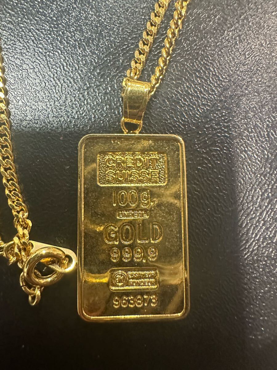 １円スタート★遺品整理/処分セット 273g 18K刻印あり273g GP 18金 ネックレス＆1ozインゴット含アクセサリー大量セット ゴールド素材色々