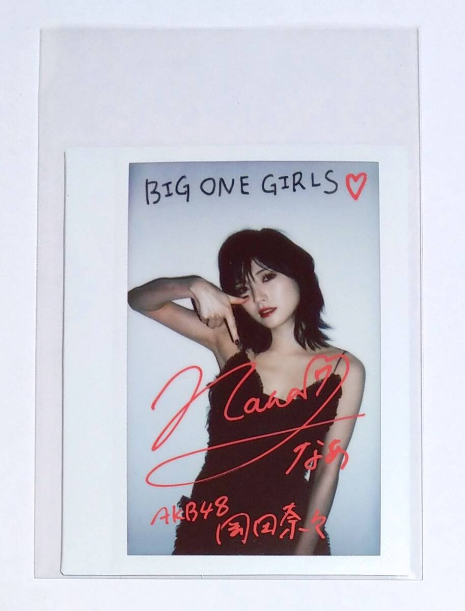 元 AKB48 岡田奈々 チェキ BIG ONE GIRLS Graph 4 Yahoo!オークション - 【BIG ONE GIRLS Graph No.4】AKB48岡田
