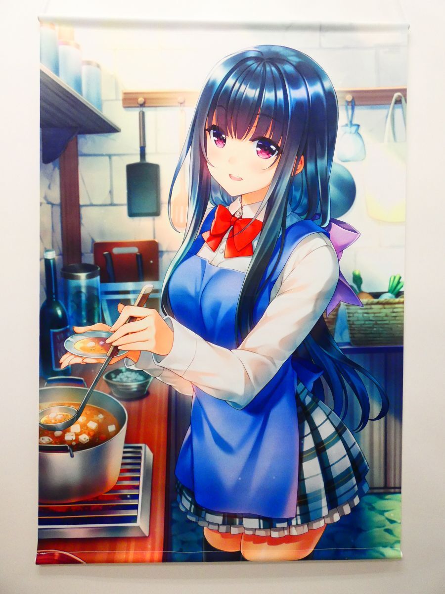 桃豆こまもち いちごホワイトチョコちゃん タペストリー B2 桃豆こま