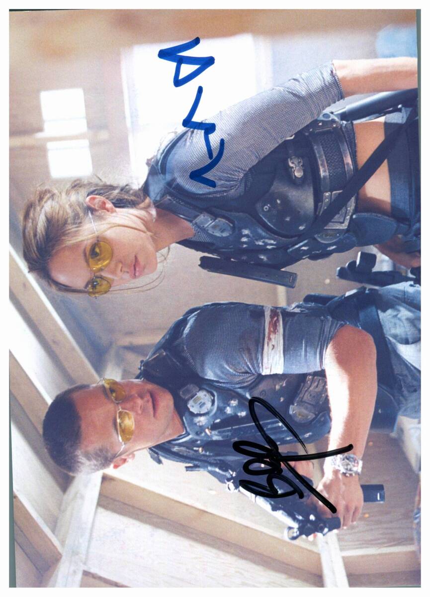 セール…ブラッド・ピットとアンジェリーナ・ジョリー直筆サイン入り2Lサイズ写真… セール…ブラッド・ピットとアンジェリーナ・ジョリー直筆サイン入り2L