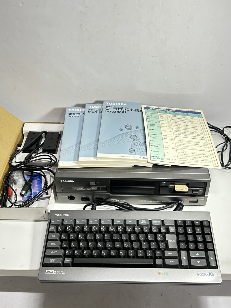 中古】東芝 MSXパソコン PASOPIA IQ（HX-31）パソピアIQ 本体の