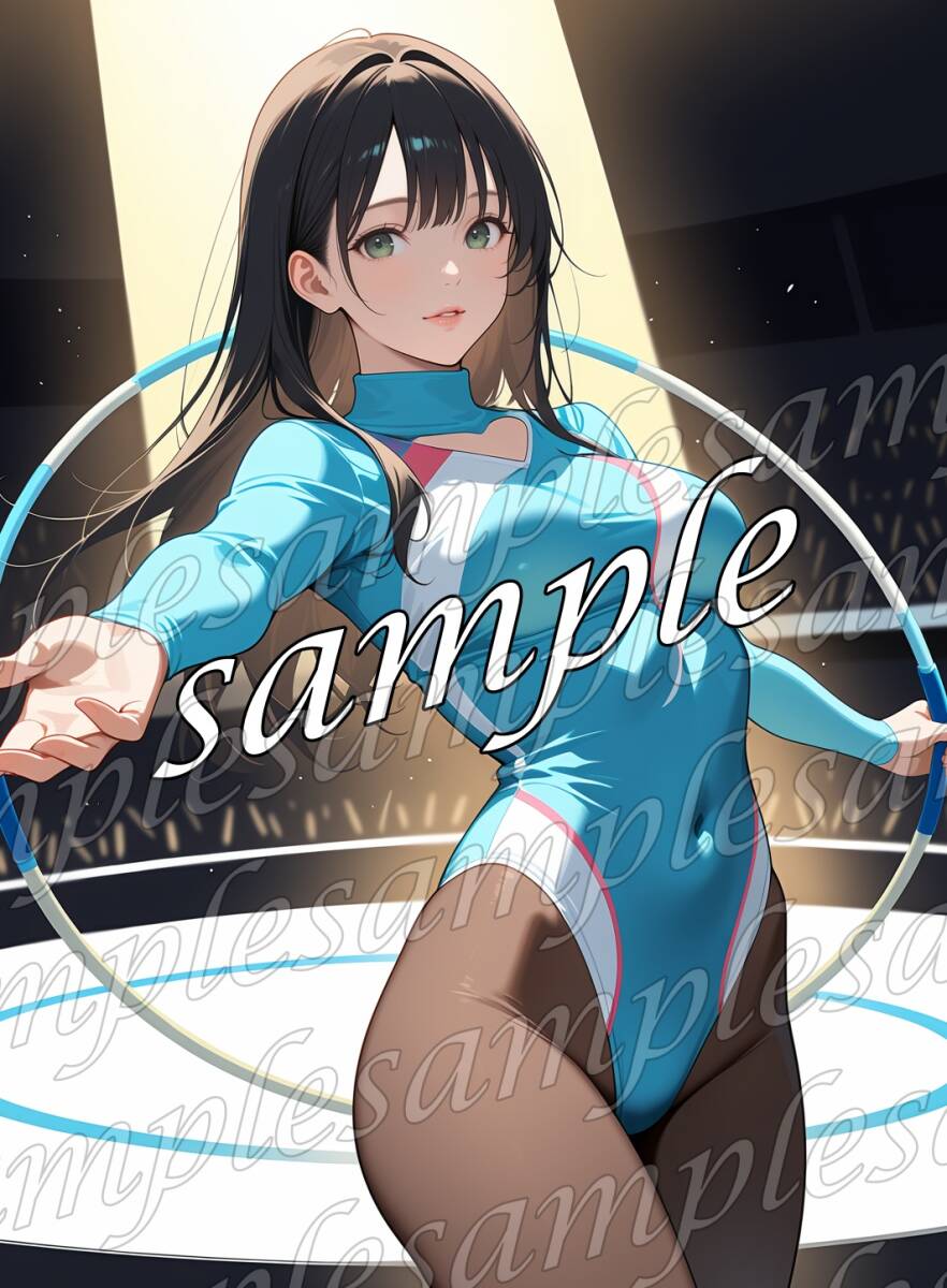 A1 サイズ【 本田真凛 】 17 等身大 風 大判 ポスター レオタード