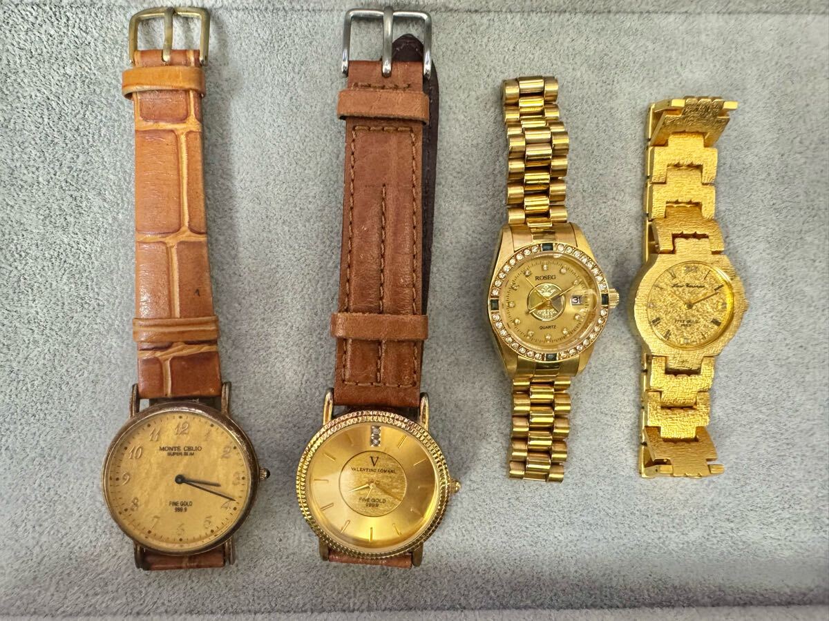 Hari Corinne FINE GOLD DIAL 999.9 24K腕時計 Yahoo!オークション - 11843/ Hari Corinne FINE GOLD DIAL