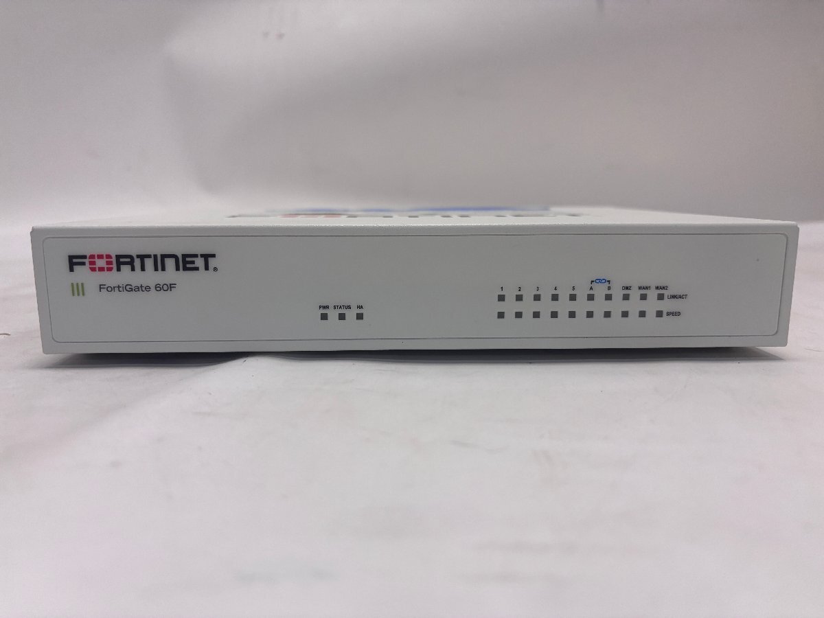【やや傷や汚れあり】【 中古 】Fortinet Fortigate 60F 工場出荷初期化済み（79） ライセンス・サポート2027/01 ...