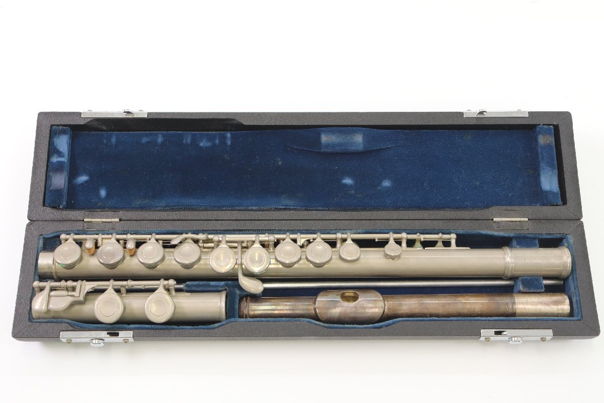 全タンポ交換・調整済】頭部管銀製 SANKYO 三響 エチュード フルート