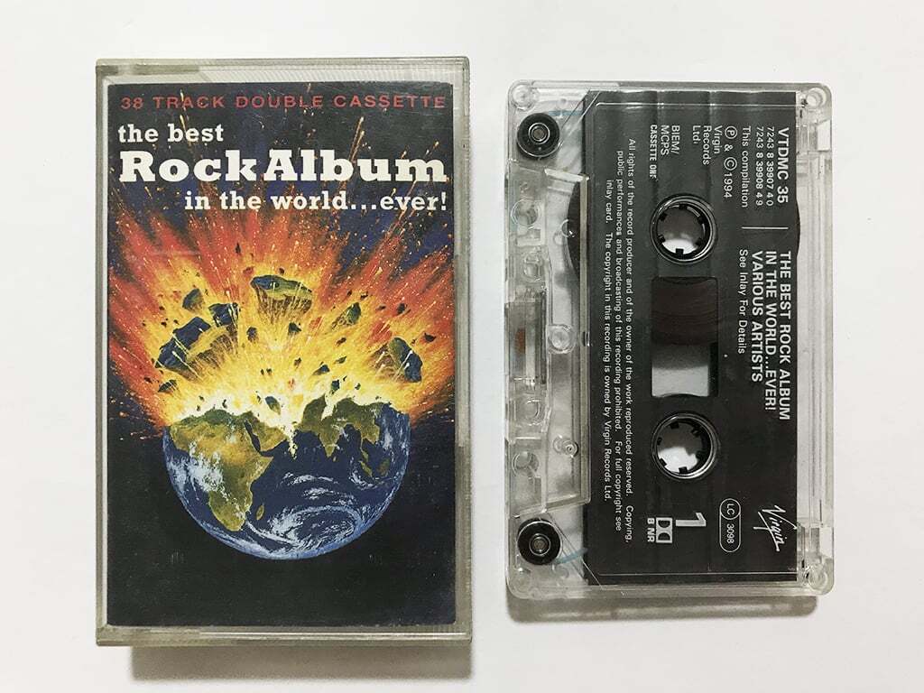 【傷や汚れあり】 カセットテープ 70sロック・オムニバス『The Best Of Rock Album In The World Ever ...