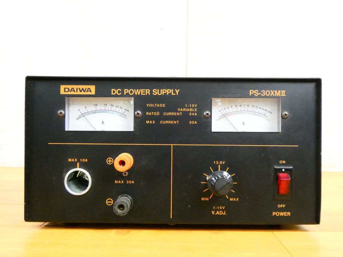 DAIWA 安定化電源 RS-300 30A メンテ品コピー版取説＆回路図