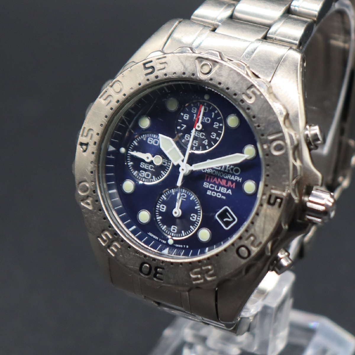 稼働] SEIKO セイコー SCUBA 200m 7N35-6A80 JA-2716| セイコー