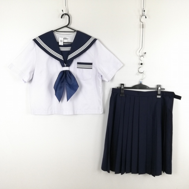 ★人気No１★本物制服★高知南高校★冬セーラー服★指定スカーフ付★夢桔梗 入交学服★ 新品☆人気No１☆本物制服☆高知南高校☆大きめ☆冬セーラー服