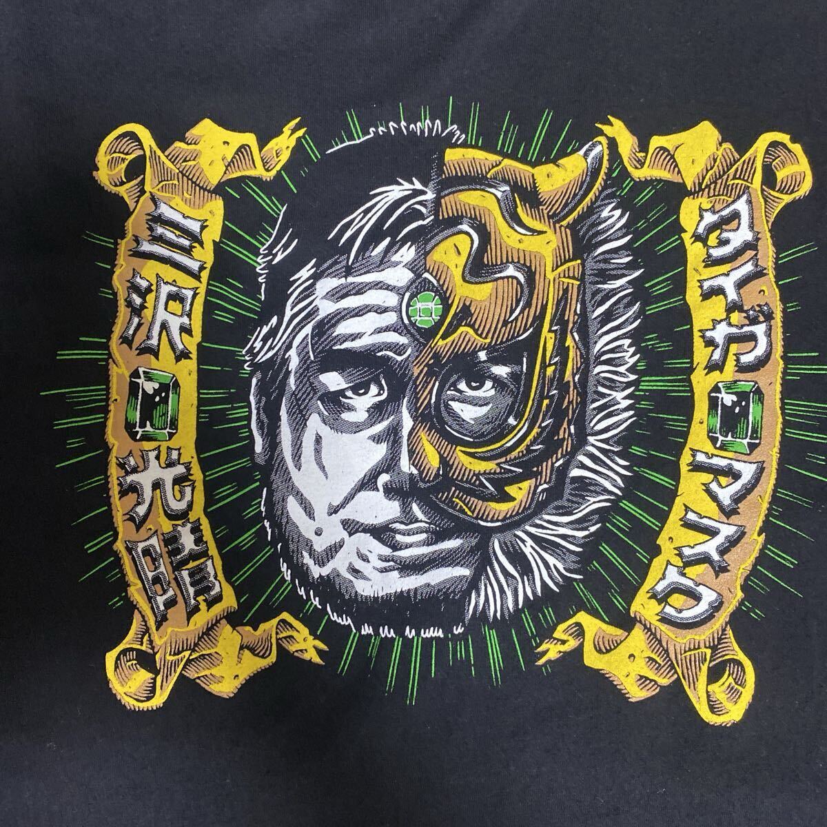 希少　日本未発売　2代目タイガーマスク - 三沢 光晴　決起軍　全日本プロレス プロレスリング・ノア　Tシャツ 黒　2XL 廃盤の1番目の画像