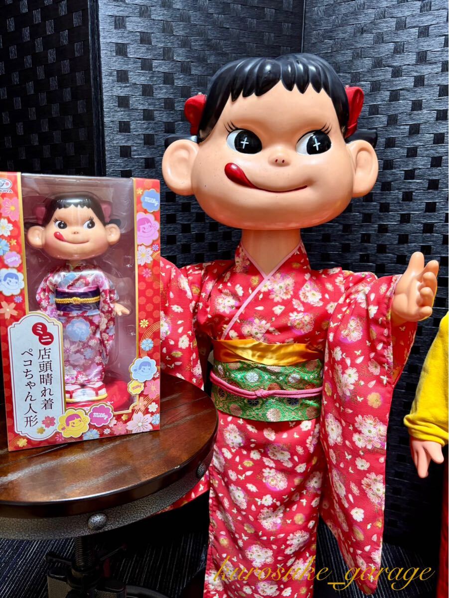 自宅保管品】激レア 店頭ペコちゃん 店頭用ペコちゃん 等身大 110㎝の