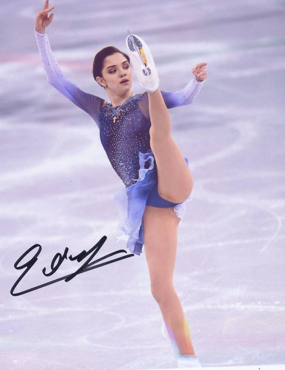 エフゲニア・メドベージェワ Evgenia Medvedeva 直筆サイン入り写真