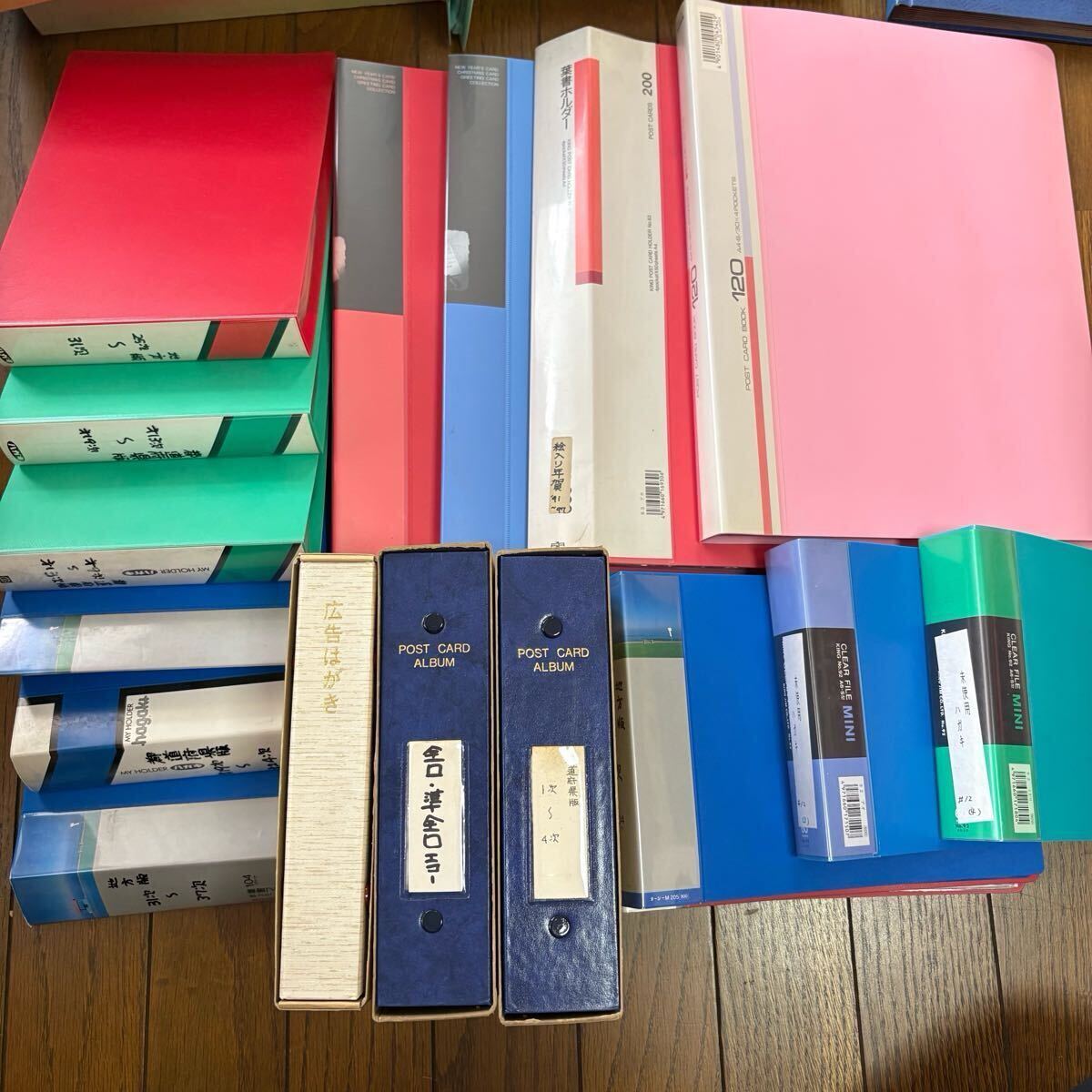 3☆はがき用ファイル☆はがきホルダー・葉書ファイル☆ポストカードアルバム☆たくさん☆の1番目の画像