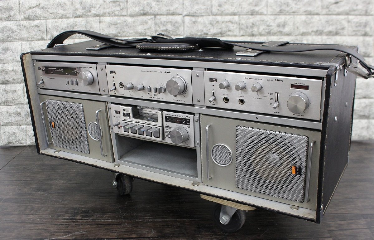 【全体的に状態が悪い】【行董】アイワ AIWA mini compo my Pace5 シリーズ S-R22 他セット ミニコンポ レア ...