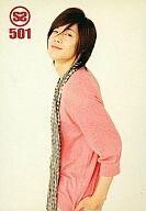 キム・ヒョンジュン☆直筆サイン入り写真☆韓国/SS501/K-POP/花より